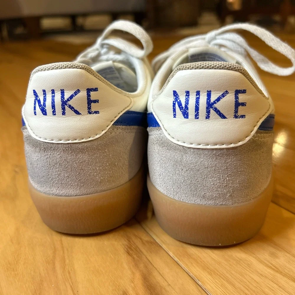 Nike Killshot 2 Leather Sail Hyper Men’s Blue Swoosh Casual Sneakers